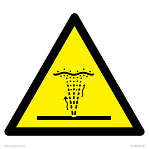 W515 Warning: Geyser (water/air) water jet